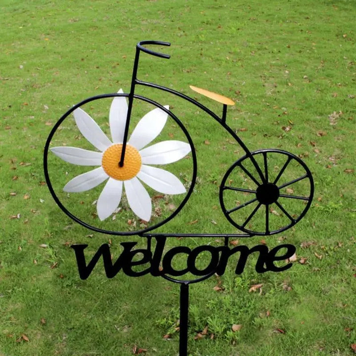 Charming Bicycle Welcome Windmill | Stornfield