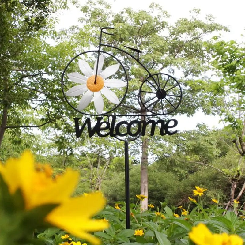 Charming Bicycle Welcome Windmill | Stornfield
