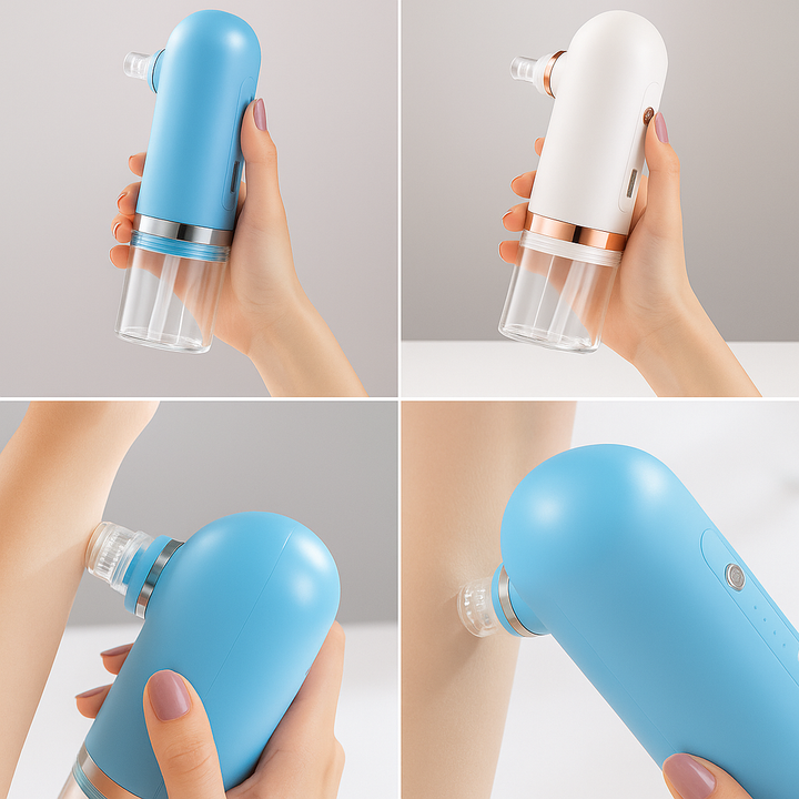GlowPure | Hydra Dermabrasion Device – Deep Pore Cleansing – Gentle Water-Based Exfoliation – At-Home Facial Treatment for Sensitive Skin Stornfield