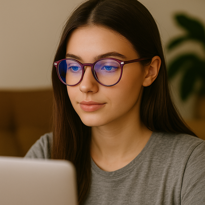 LumiShield | Blue Light Blocking Glasses – Reduce Eyestrain – Improve Sleep – Stylish and Comfortable – Ideal for Stornfield Screen Use