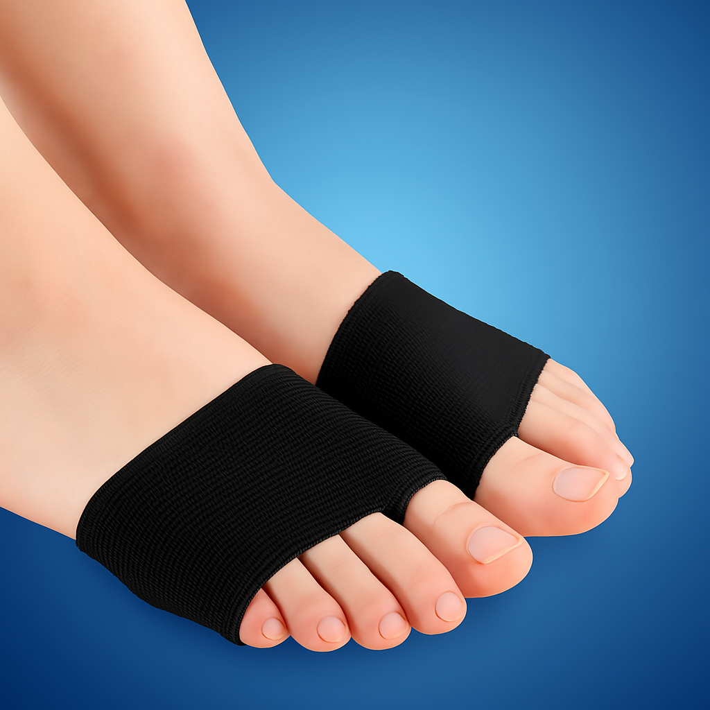 CushionFlex Forefoot Protection | Silicone Gel Cushion - Absorbs Shock on Foot - Pain Relief - for Metatarsalgia - Daily Comfort Stornfield