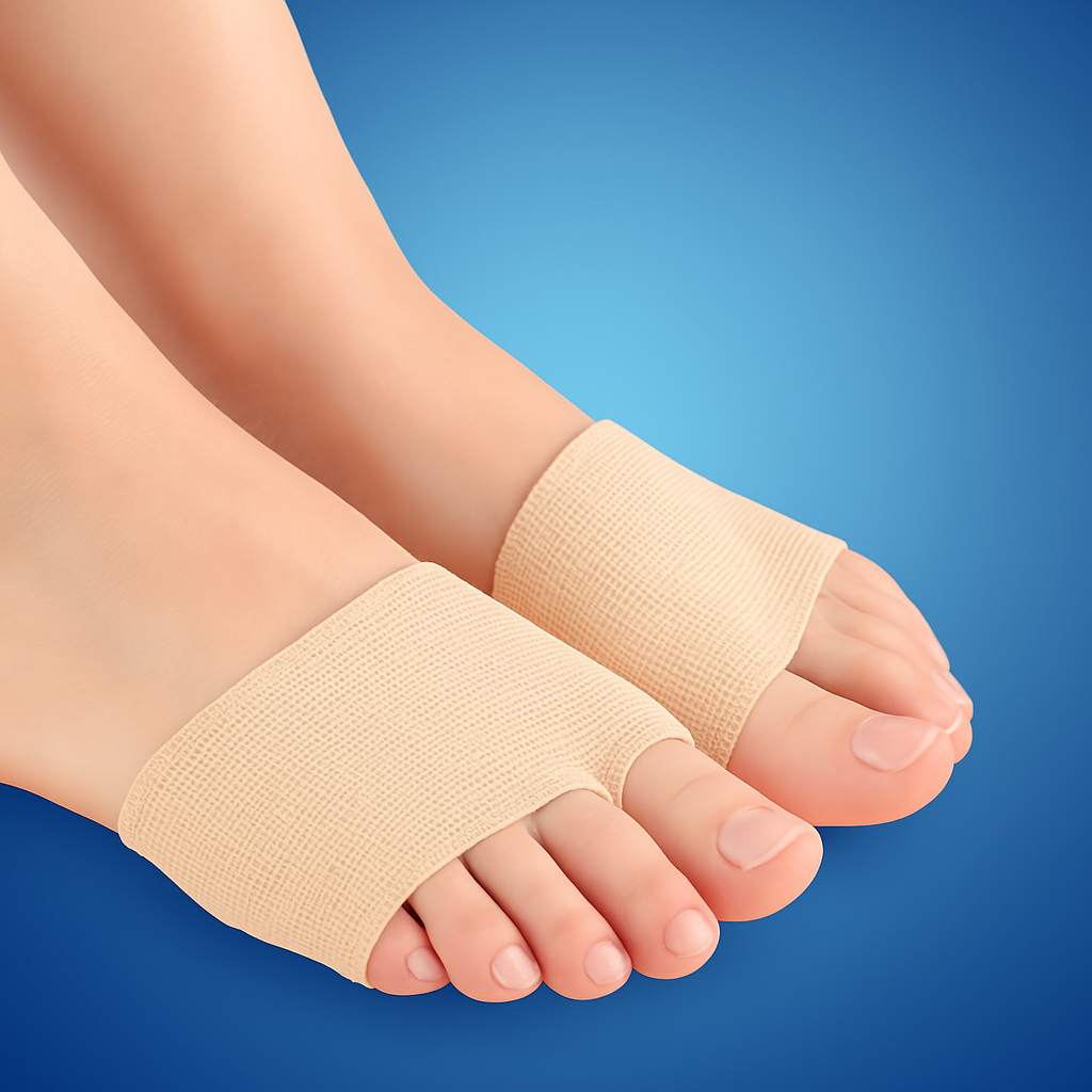 CushionFlex Forefoot Protection | Silicone Gel Cushion - Absorbs Shock on Foot - Pain Relief - for Metatarsalgia - Daily Comfort Stornfield