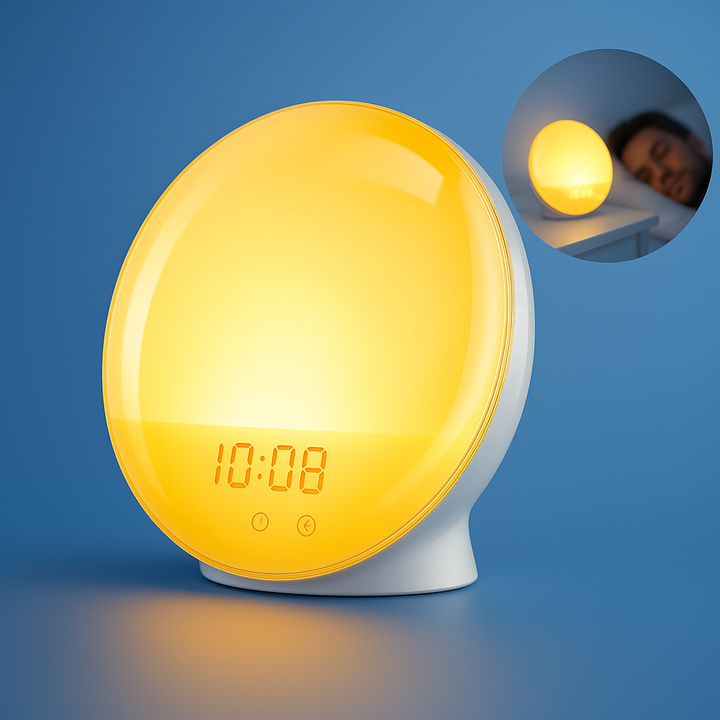 LumiRise | Sunrise Alarm Clock – Natural Wake-up Light – Mood Lighting – Ideal for dark mornings Stornfield