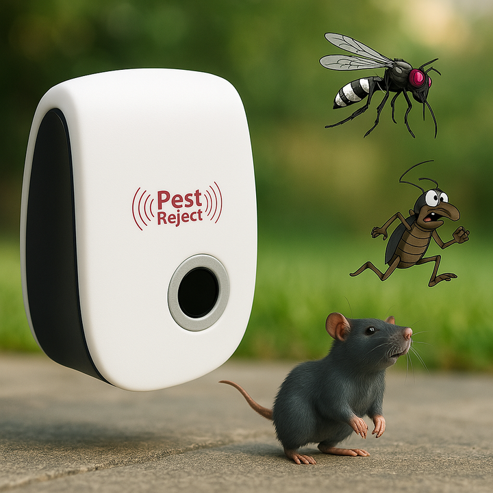 Stornfield | Ultrasonic Rat Repeller Device - Effective Pest Control for Rodents in 48 Hours - Safe for Home & Garden Use