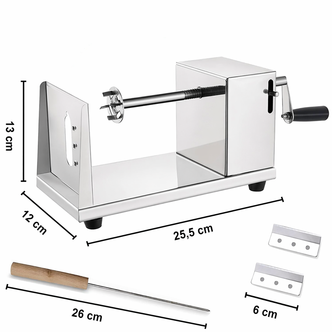 Stainless Steel Spiral Cutter for Even Spirals | Stornfield