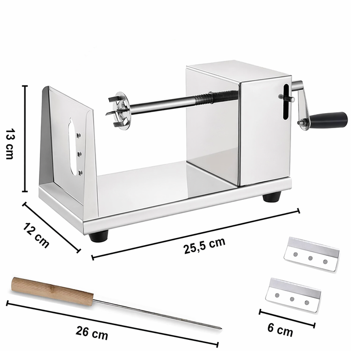 Stainless Steel Spiral Cutter for Even Spirals | Stornfield