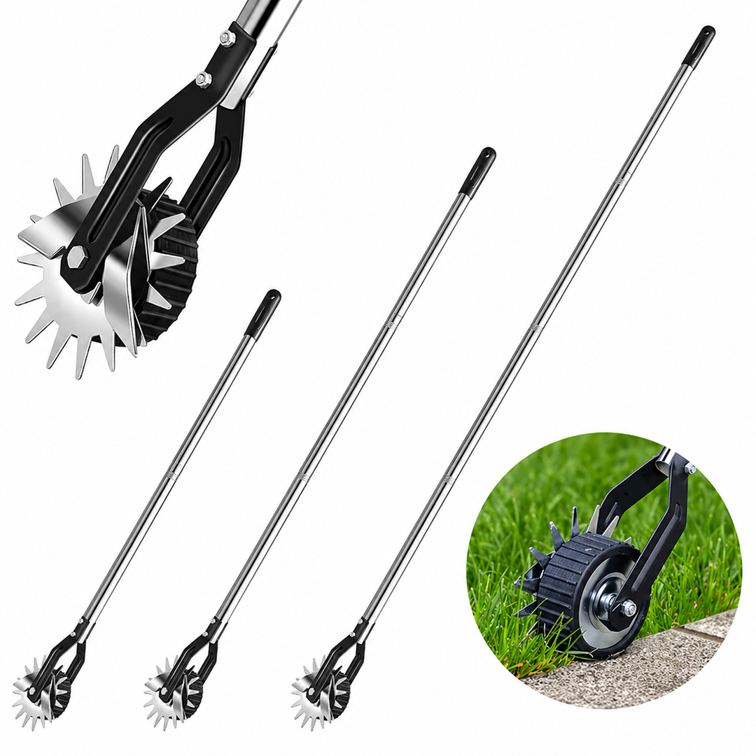 Manual lawn edge trimmer with roller | Stornfield
