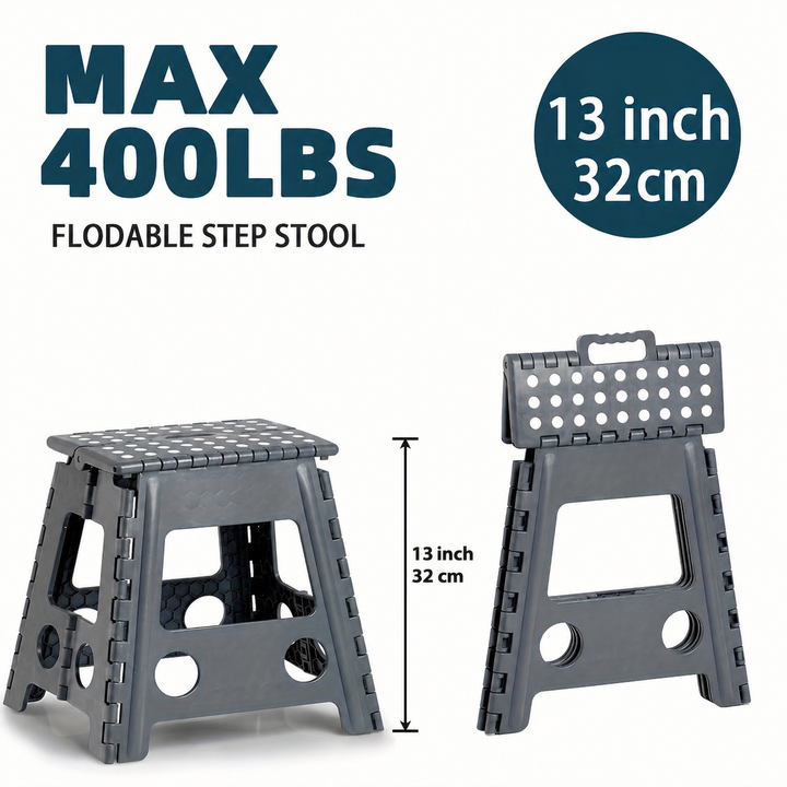 Foldable step stool up to 180 kg | Stornfield