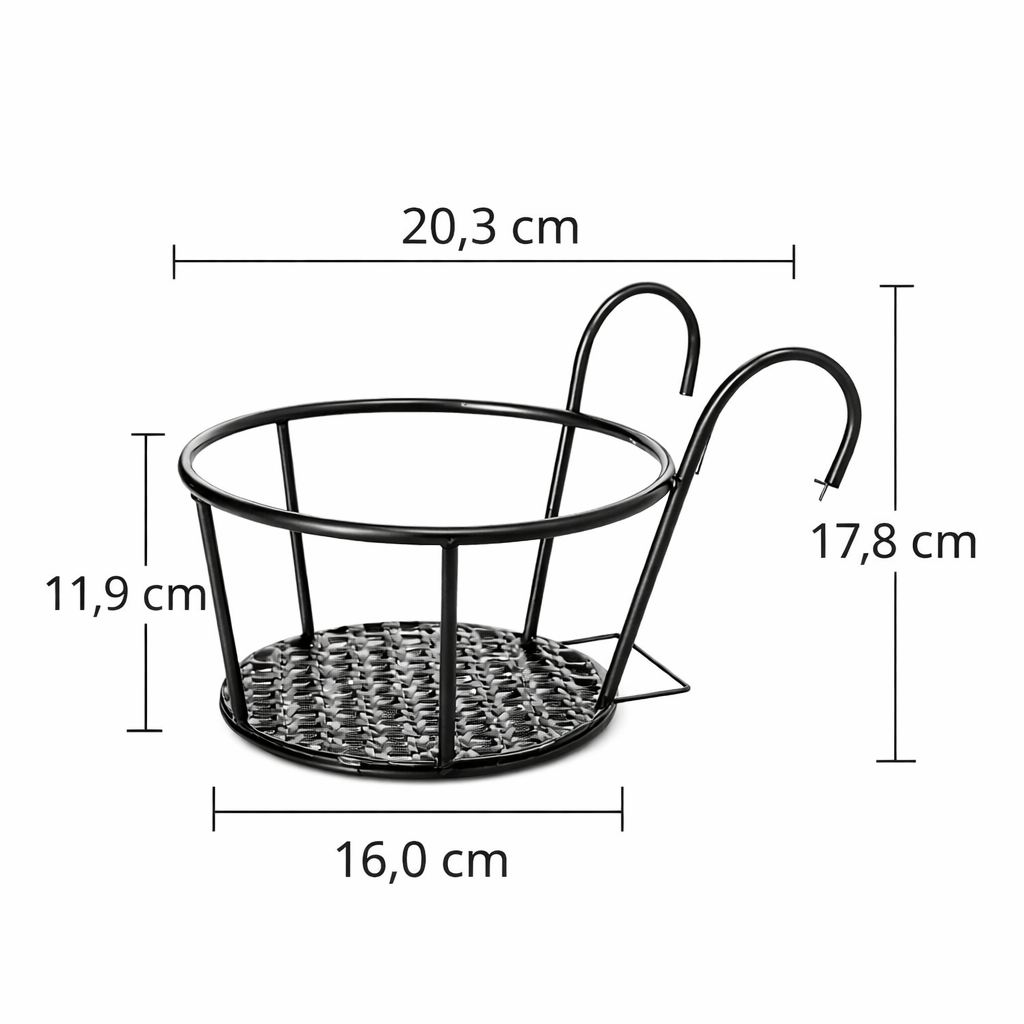 VerdaLift Plant Hanging Shelf — Finally rock-solid support for your balcony dreams | Stornfield