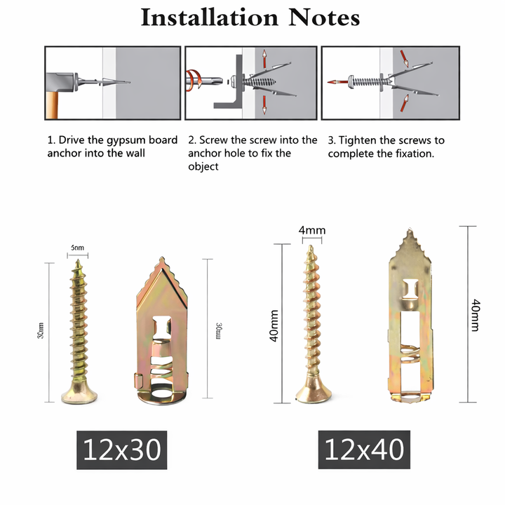 ProHold self-drilling anchors — Securely and stress-free attach, without marks or drill holes! | Stornfield
