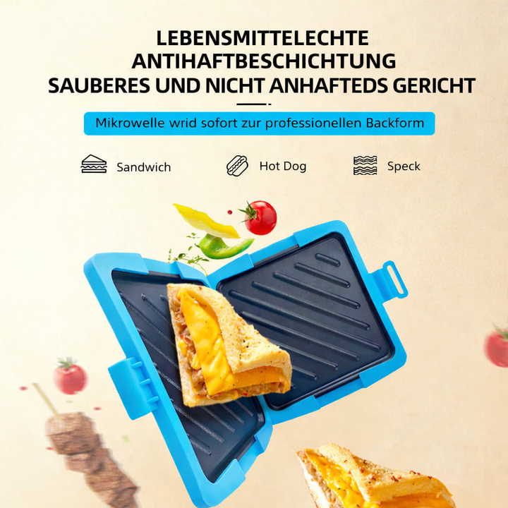 CrunchMate™ Sandwich Maker for Microwave & Oven | Stornfield