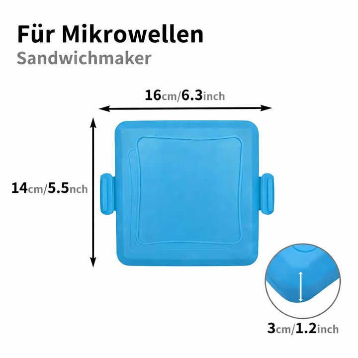 CrunchMate™ Sandwich Maker for Microwave & Oven | Stornfield