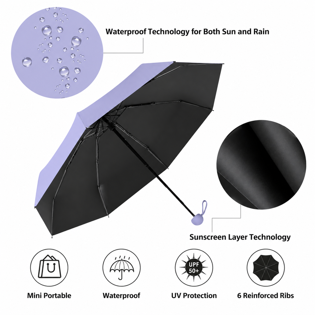 Hairstyle pocket umbrella with UV protection UPF50+ | Stornfield