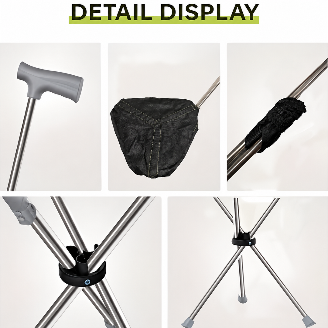 2-in-1 Walking Stick with Seat | Stornfield