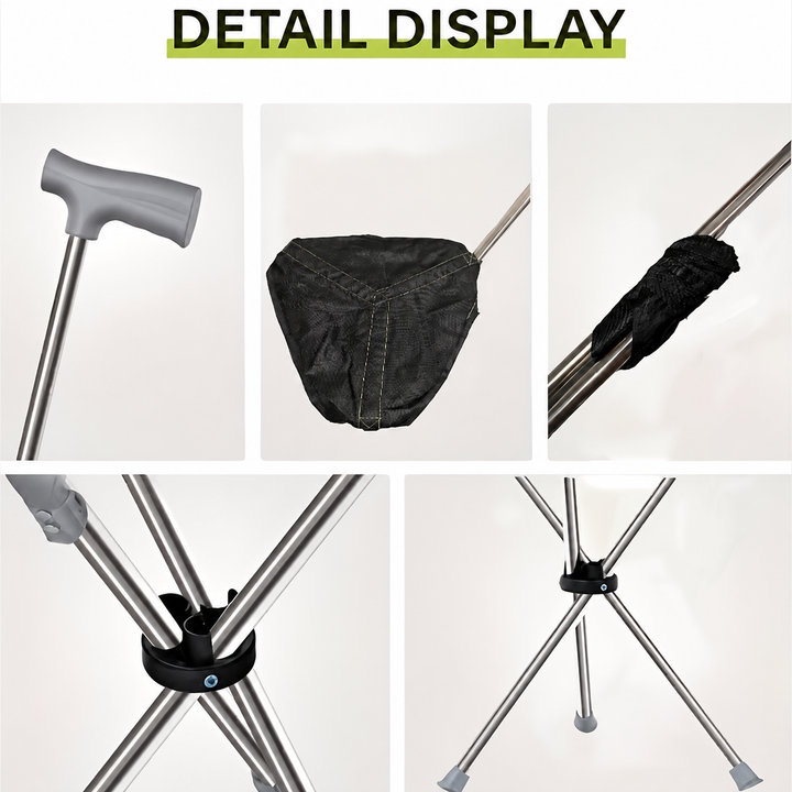 2-in-1 Walking Stick with Seat | Stornfield