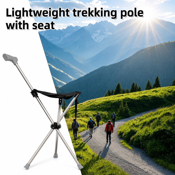 2-in-1 Walking Stick with Seat | Stornfield