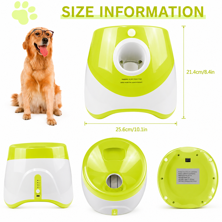 PlayBolt Automatic Ball Launcher for Dogs | Stornfield