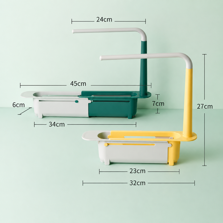 Sink organizer with towel holder | Stornfield