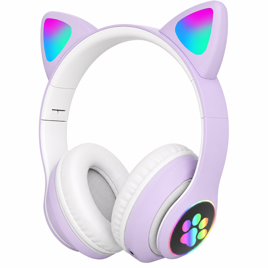 Gaming Headset Cat Ear LED Lighting USB 3.5mm | Stornfield