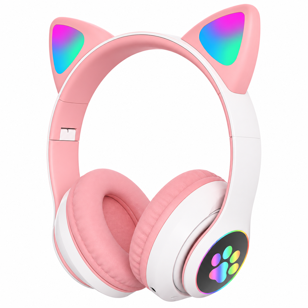 Gaming Headset Cat Ear LED Lighting USB 3.5mm | Stornfield