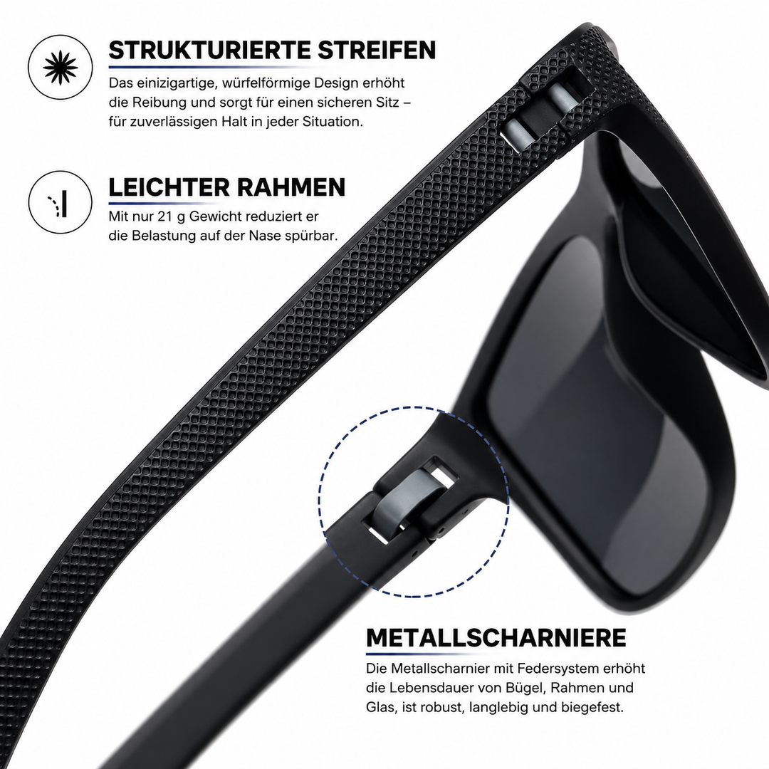 Polarized sunglasses 3-piece set UV400 | Stornfield