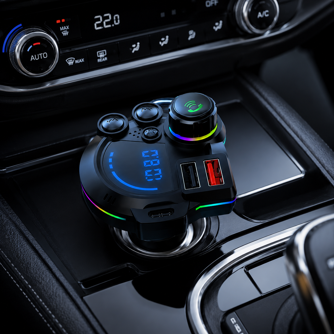 Car FM Transmitter Bluetooth 5.3 Dual-USB | Stornfield