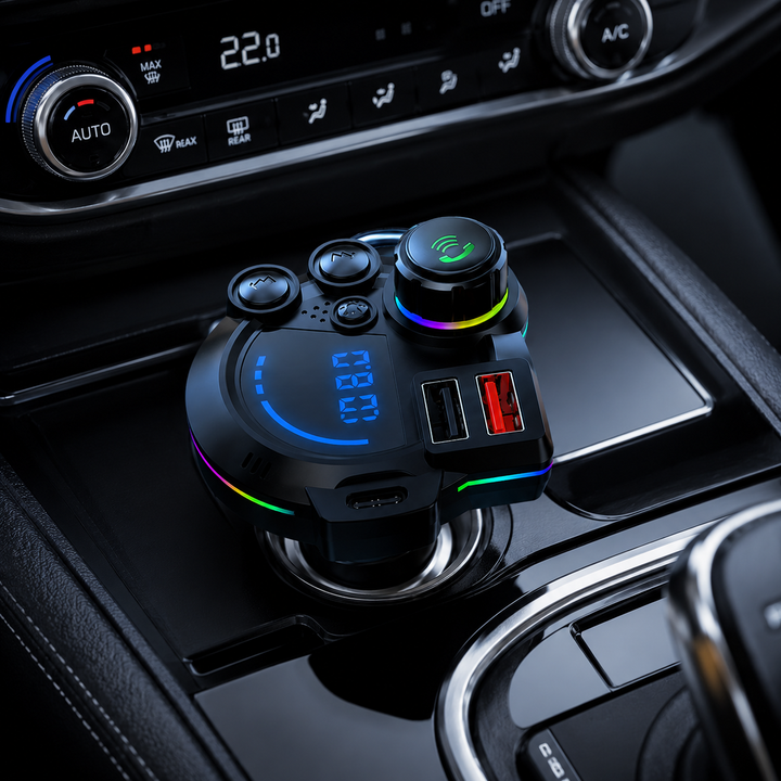 Car FM Transmitter Bluetooth 5.3 Dual-USB | Stornfield