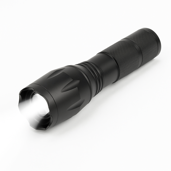 Taclight LED Zoom Flashlight (waterproof and shockproof) w/5 functions | Stornfield