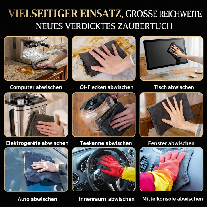 Microfiber Glass Cleaning Cloths 10-Piece Set | Stornfield