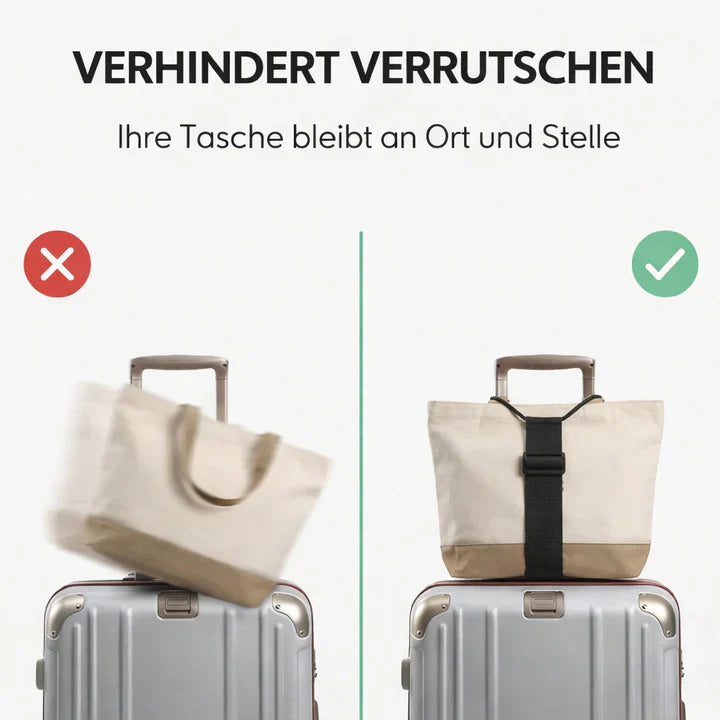 Luggage strap with click closure - hands free | Stornfield