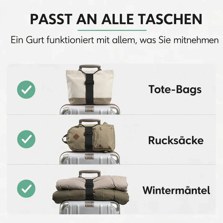 Luggage strap with click closure - hands free | Stornfield