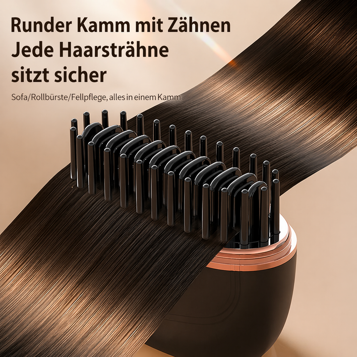 Cordless electric smoothing brush with 3 heat levels | Stornfield