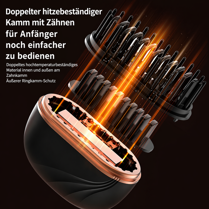 Cordless electric smoothing brush with 3 heat levels | Stornfield