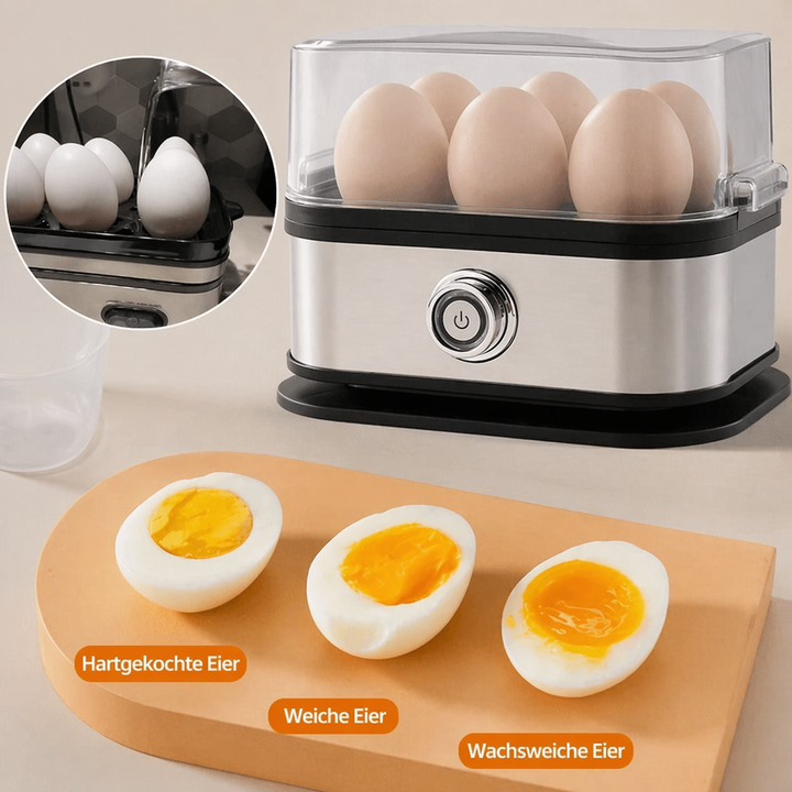 Multifunctional egg cooker with transparent lid | Stornfield