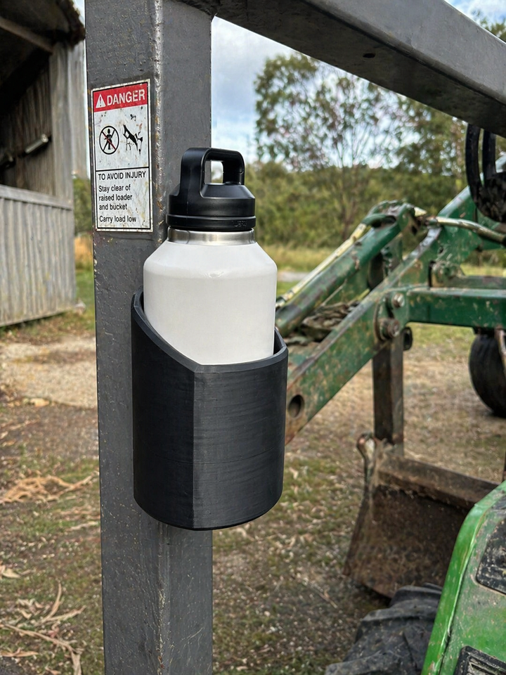 Stornfield | Magnetic Bottle Holder | Heavy-Duty Grip for Tools, Gym, or Garage | Non-Slip Bottle Mount