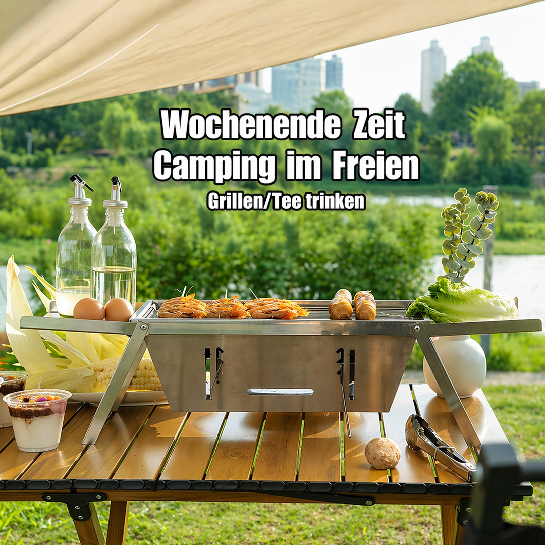 Portable compact grill for on the go | Stornfield