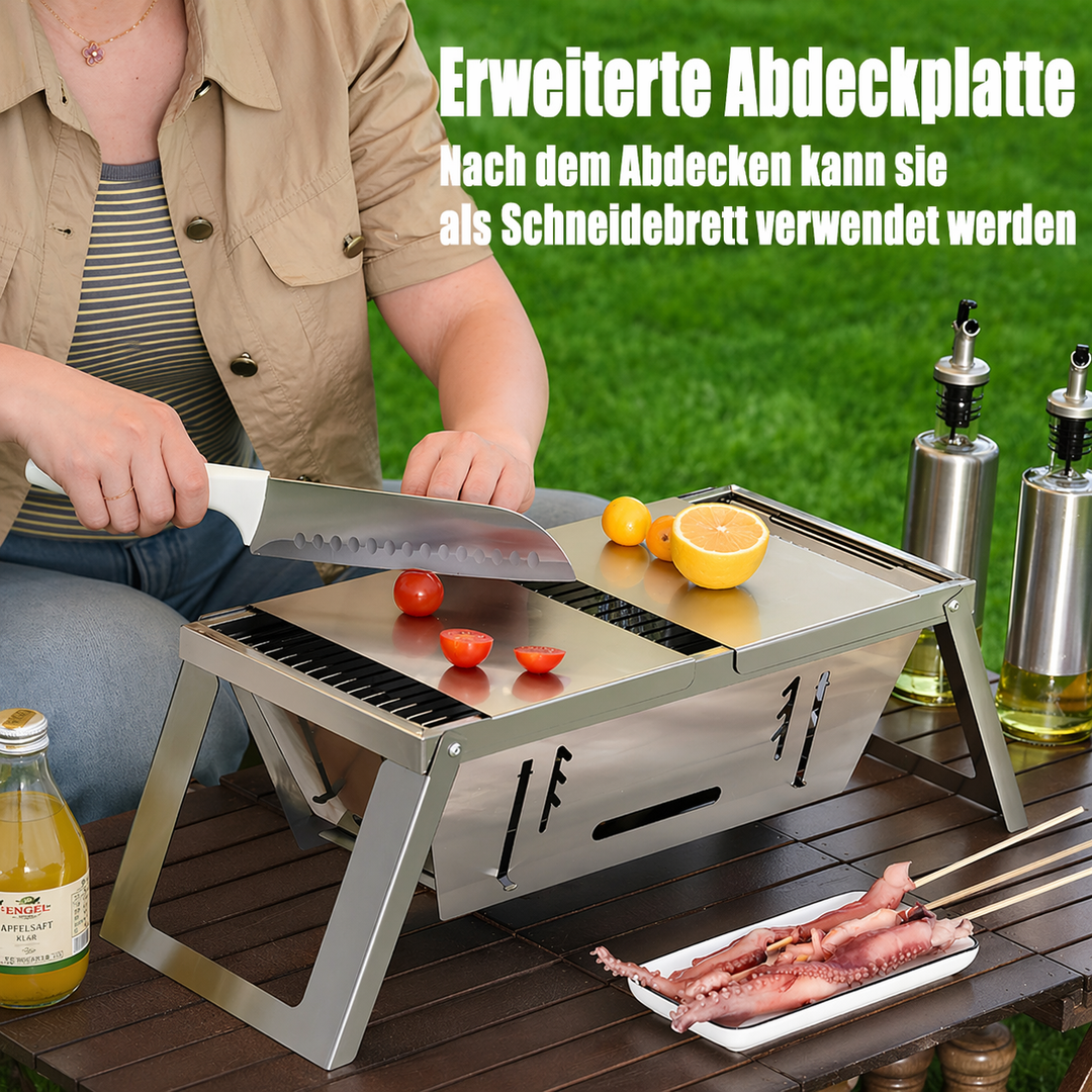 Portable compact grill for on the go | Stornfield