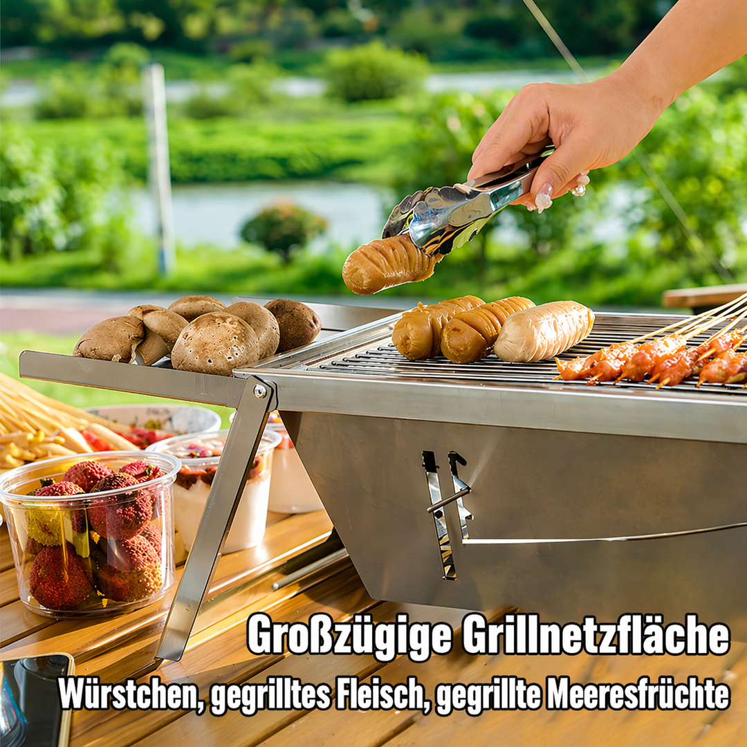 Portable compact grill for on the go | Stornfield