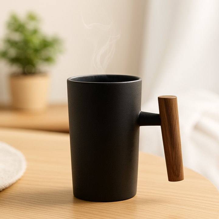 Japan-inspired earthy-colored handmade-look mug Stornfield