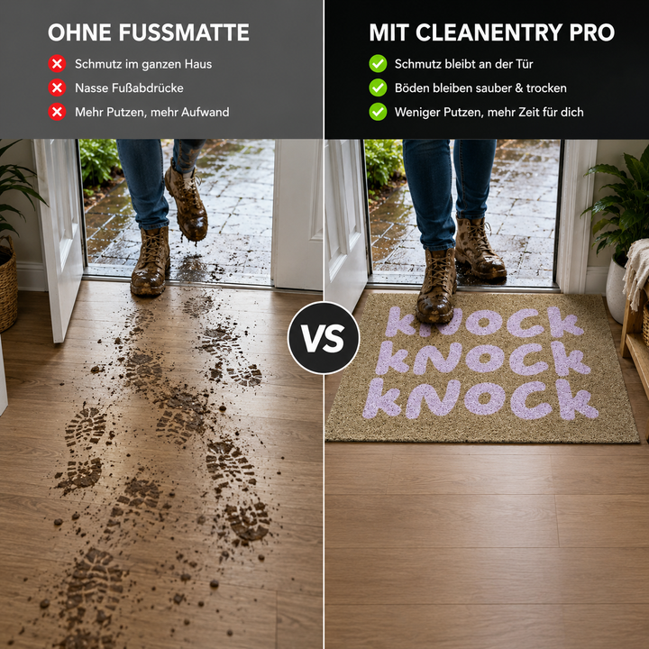 CleanEntry Pro PVC doormat with textured surface | Stornfield