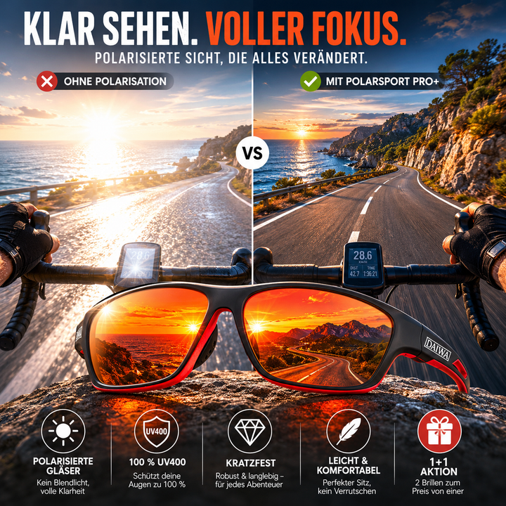 Men's sport sunglasses with polarized lenses | Stornfield