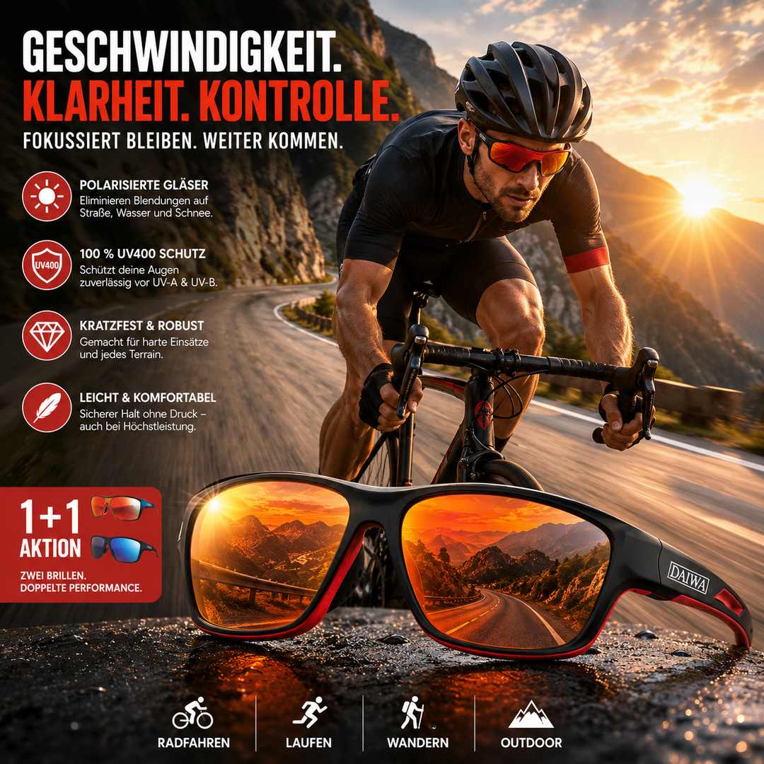 Men's sport sunglasses with polarized lenses | Stornfield