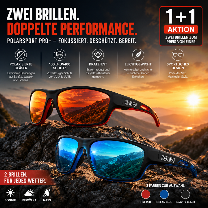 Men's sport sunglasses with polarized lenses | Stornfield