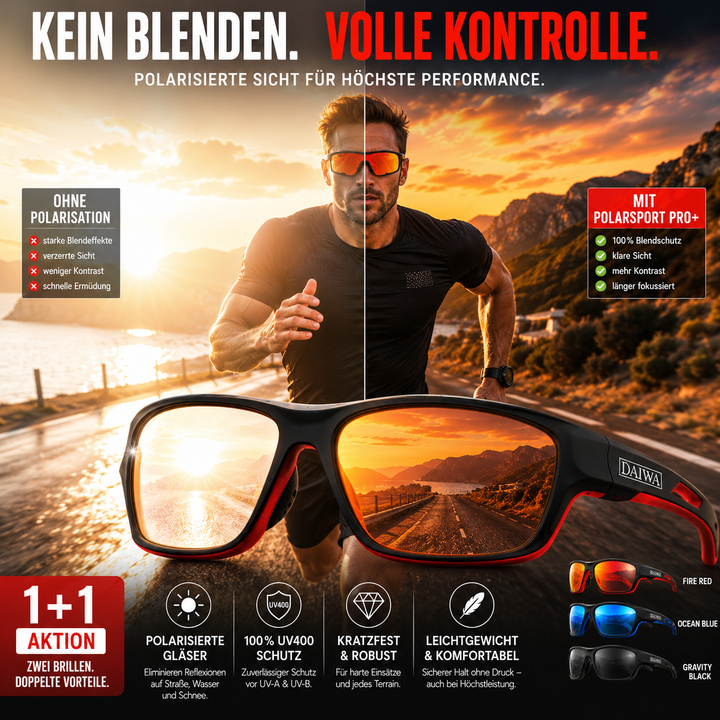 Men's sport sunglasses with polarized lenses | Stornfield