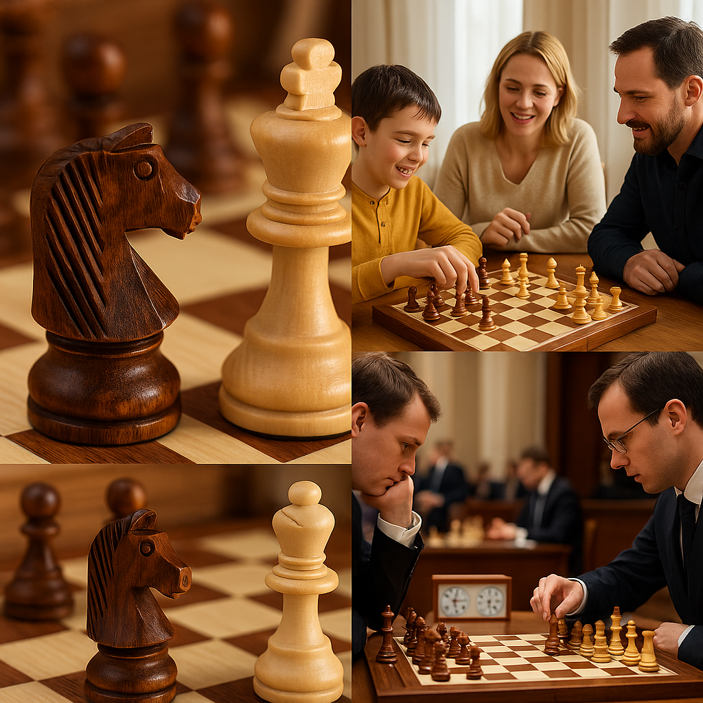 Chesstra Chess Set made of Wood – Handmade, foldable with luxurious workmanship | Stornfield