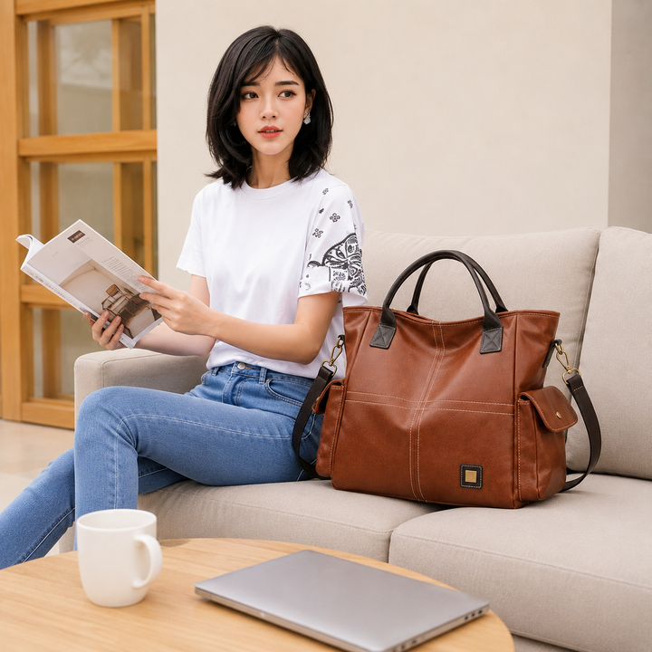 Large travel bag for women with shoulder strap | Stornfield