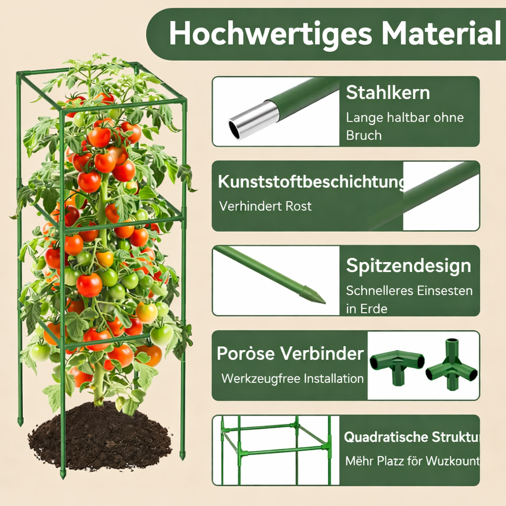 GrowGuard — Easy upright support for strong plants that don't want to topple anymore! | Stornfield