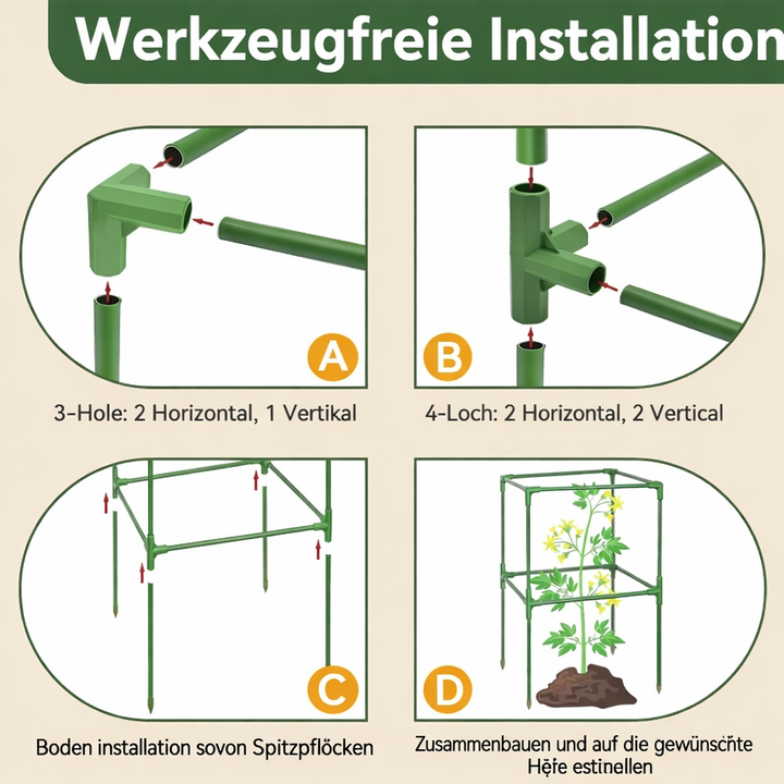 GrowGuard — Easy upright support for strong plants that don't want to topple anymore! | Stornfield