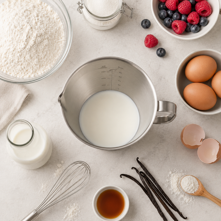 Measuring cup stainless steel 0.5 L with internal marking | Stornfield