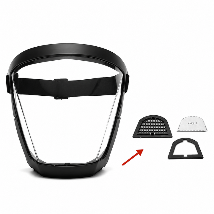 Face shield mask transparent – occupational safety | Stornfield